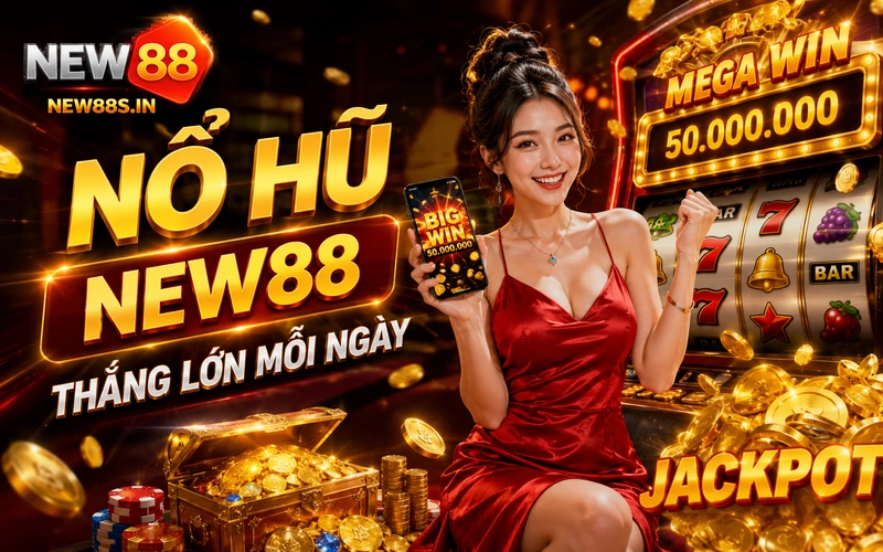 Nổ hũ NEW88: Sảnh game slot 3D quay hũ nhận Jackpot tỷ đồng